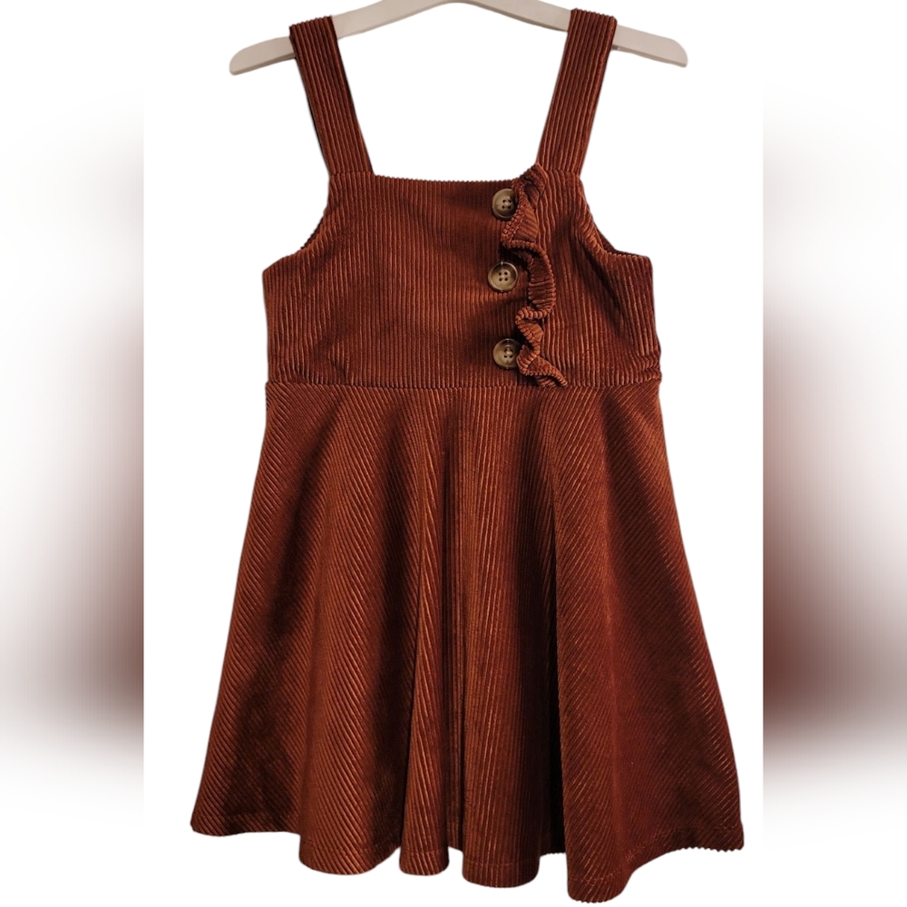 Boho Style Dress Brown Sleeveles Dress